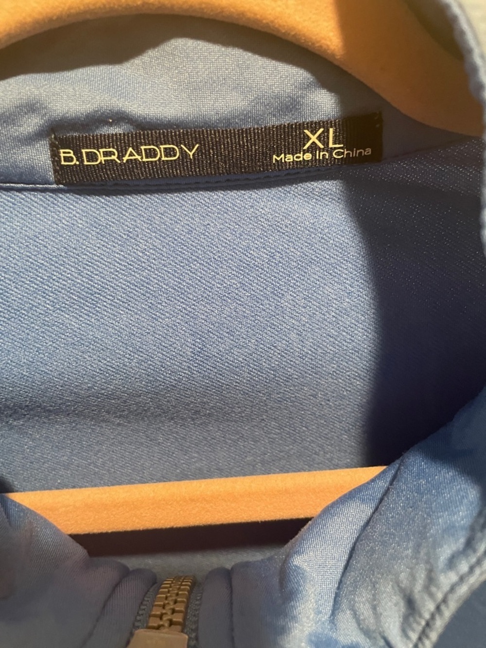 B. Draddy Blue Half-Zip Pullover Crest 122 U.S Open The Country Club - Picture 2 of 13